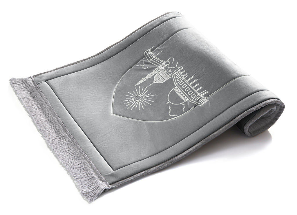Menarat Al-Islam Embroidery Prayer Mat | Urban Rugs