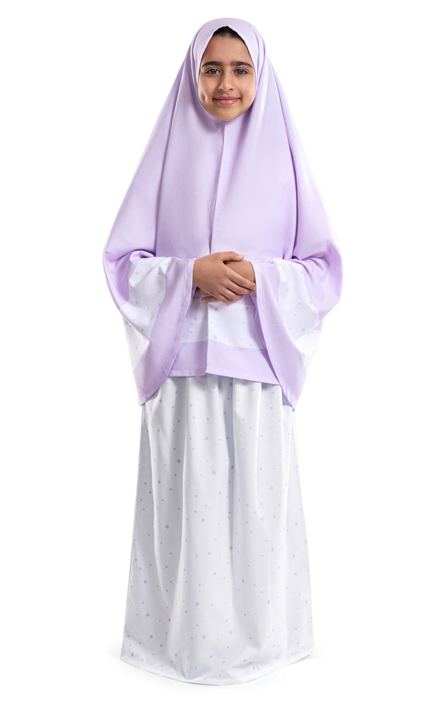  two-piece purple prayer isdal set from Urban Rugs