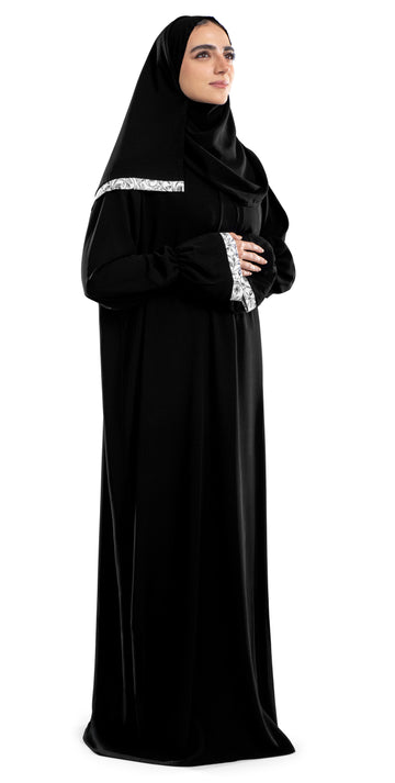 Selene Crepe Islamic Prayer Wear | Urban Rugs