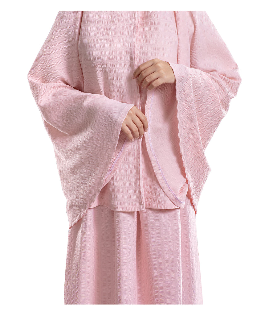 Pink Minimal Islamic Prayer Wear | Urban Rugs