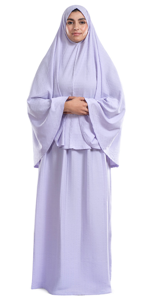 Lavender Minimal Islamic Prayer Wear | Urban Rugs