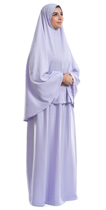 Lavender Minimal Islamic Prayer Wear | Urban Rugs