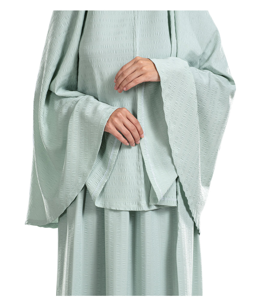 Mint Green Minimal Islamic Prayer Wear | Urban Rugs