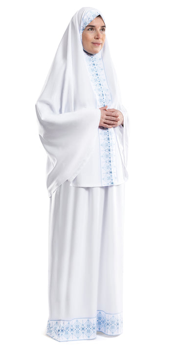 Urban Rugs blue white prayer dress wholesale for women