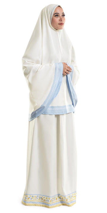 Yellow jilbab for praying | Urban Rugs