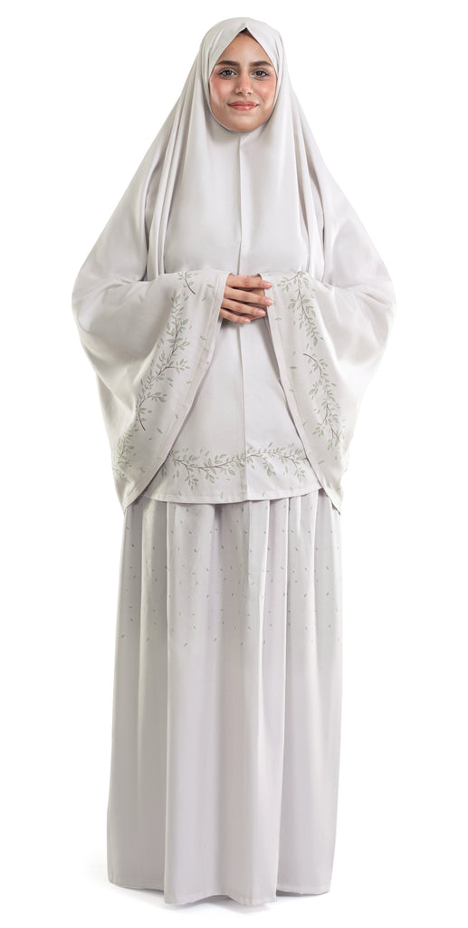 soft floral isdal prayer dress | Urban rugs