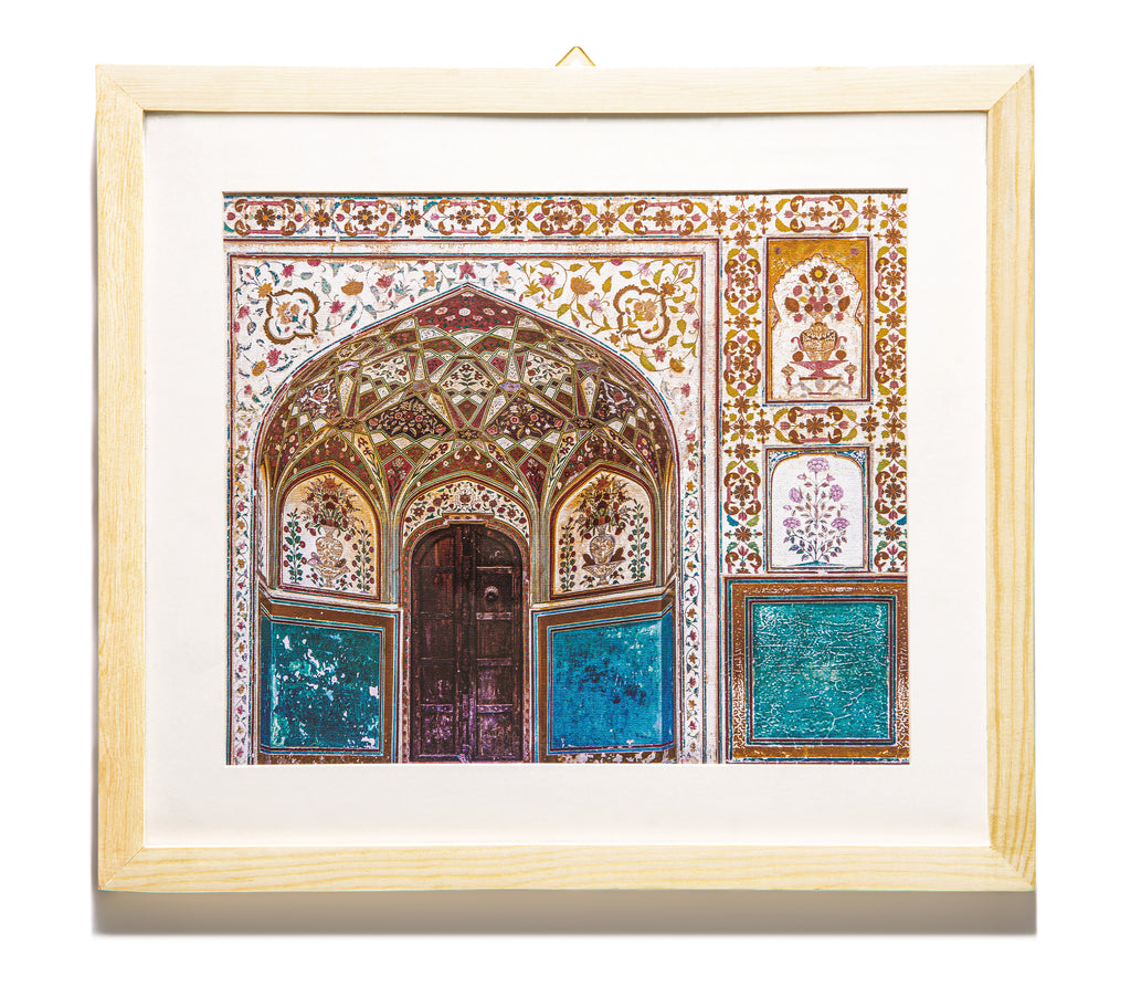 Indian Amber Fort Islamic modern printed art | Urban Rugs