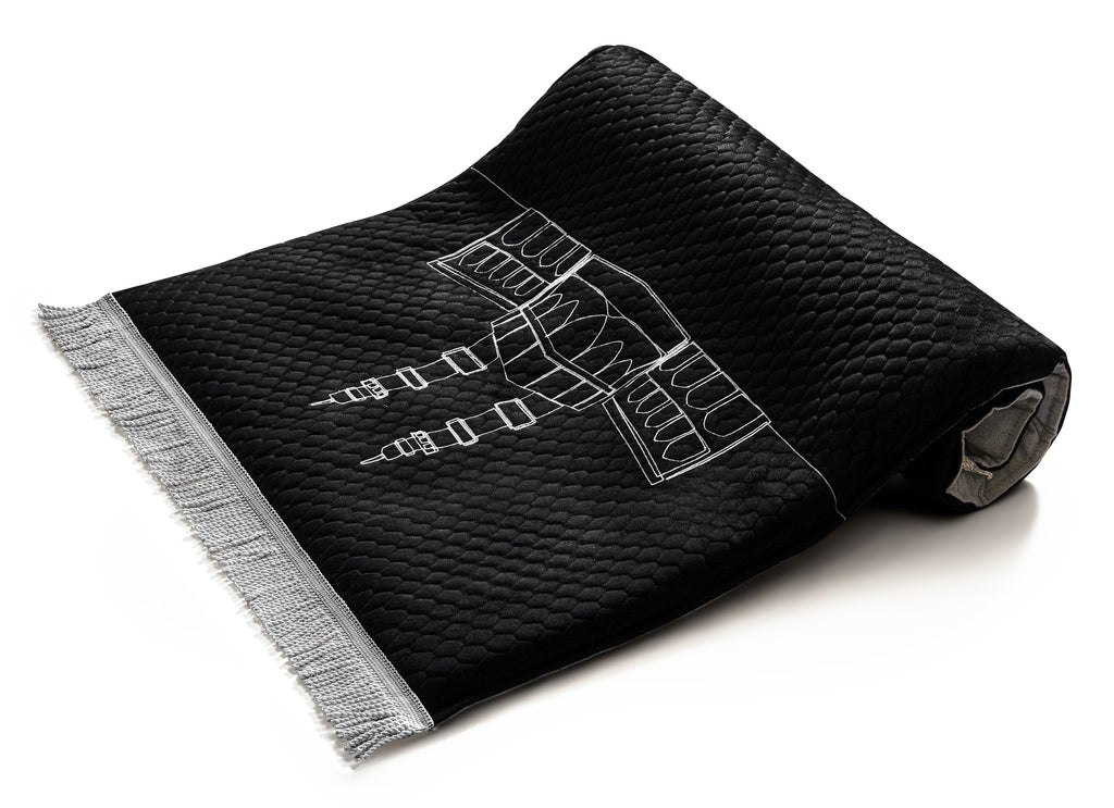 Midnight Memory Foam Medical Prayer Mat | Urban Rugs