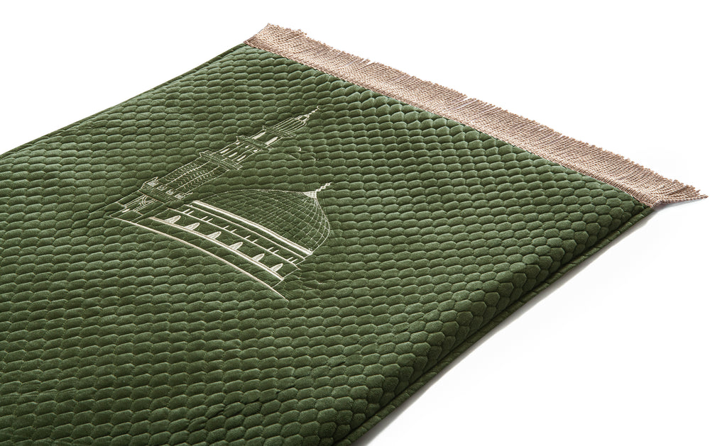 Olive Memory Foam Medical Prayer Mat | Urban Rugs