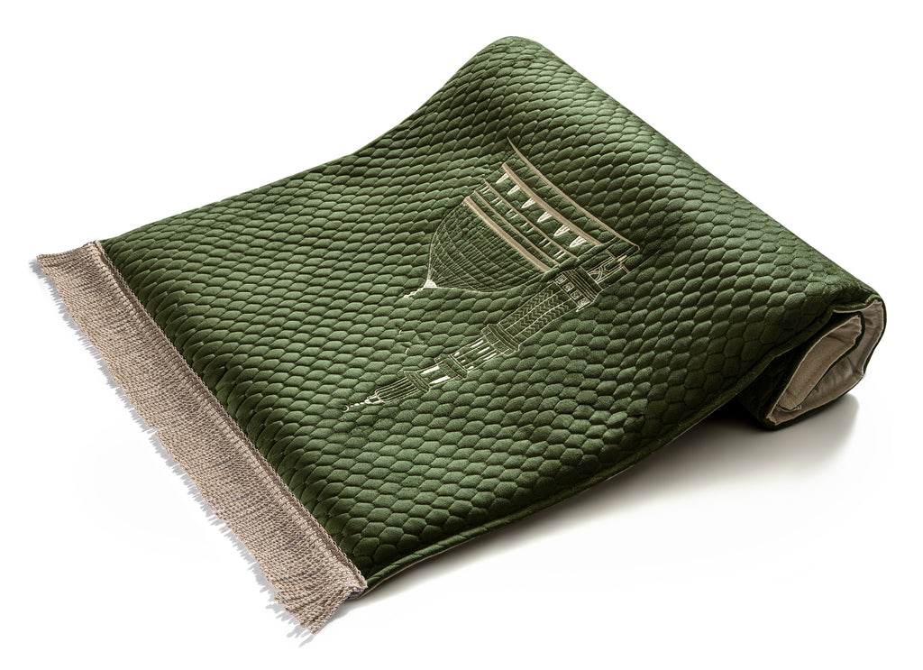 Olive Memory Foam Medical Prayer Mat | Urban Rugs