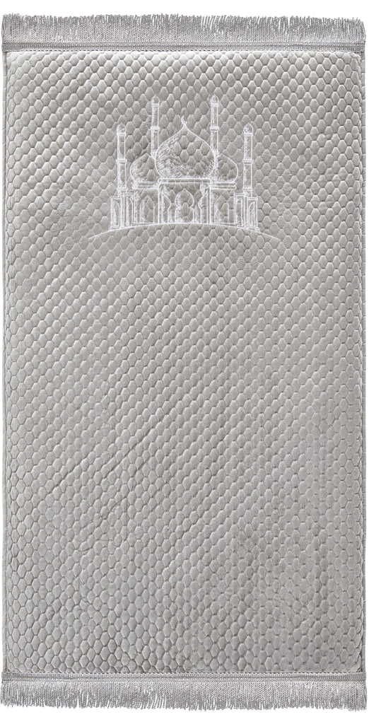 Royal Silver Memory Foam Medical Prayer Mat | Urban Rugs