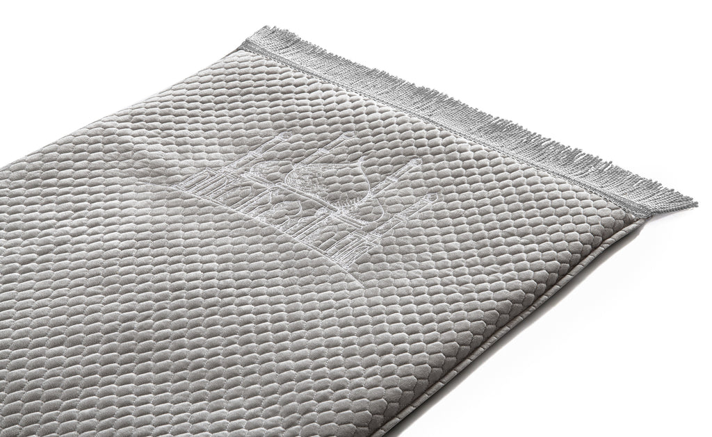 Royal Silver Memory Foam Medical Prayer Mat | Urban Rugs