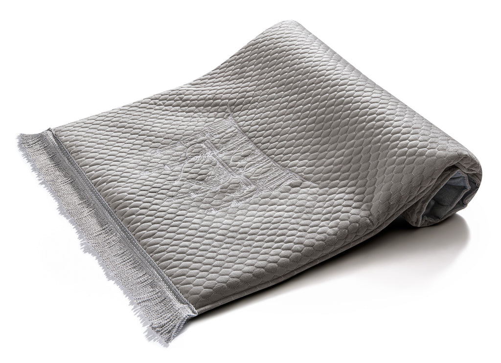 Royal Silver Memory Foam Medical Prayer Mat | Urban Rugs