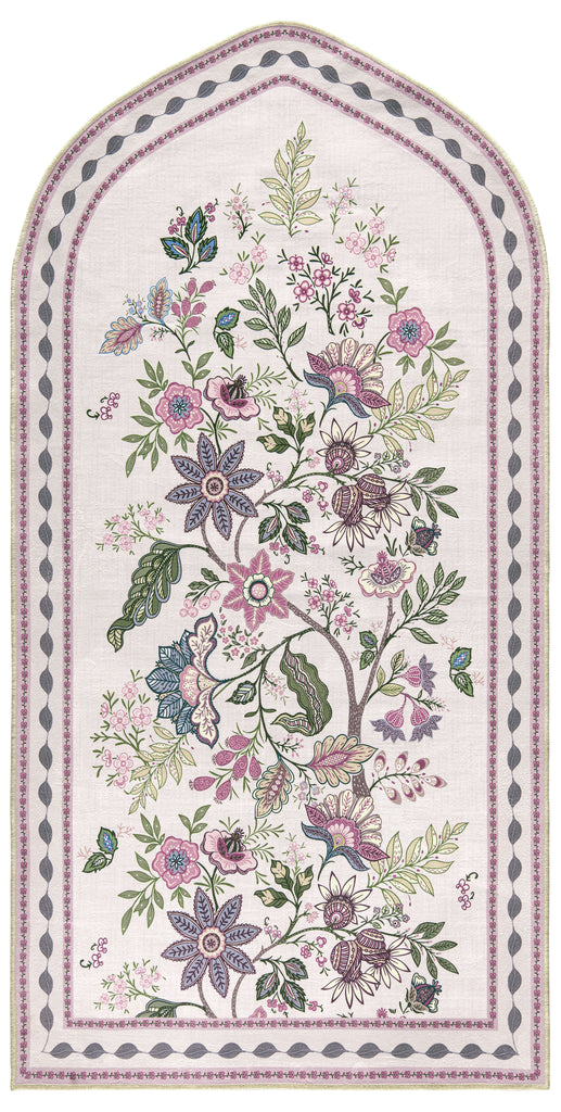 pinkish roses prayer sejadah wholsale for masjid | urban rugs