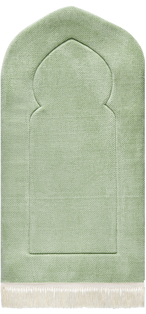 Saga Arched Plain Prayer Mat | Urban Rugs