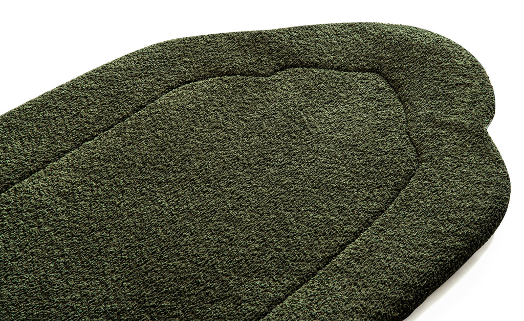Deep Olive Plain Prayer Mat | Urban Rugs