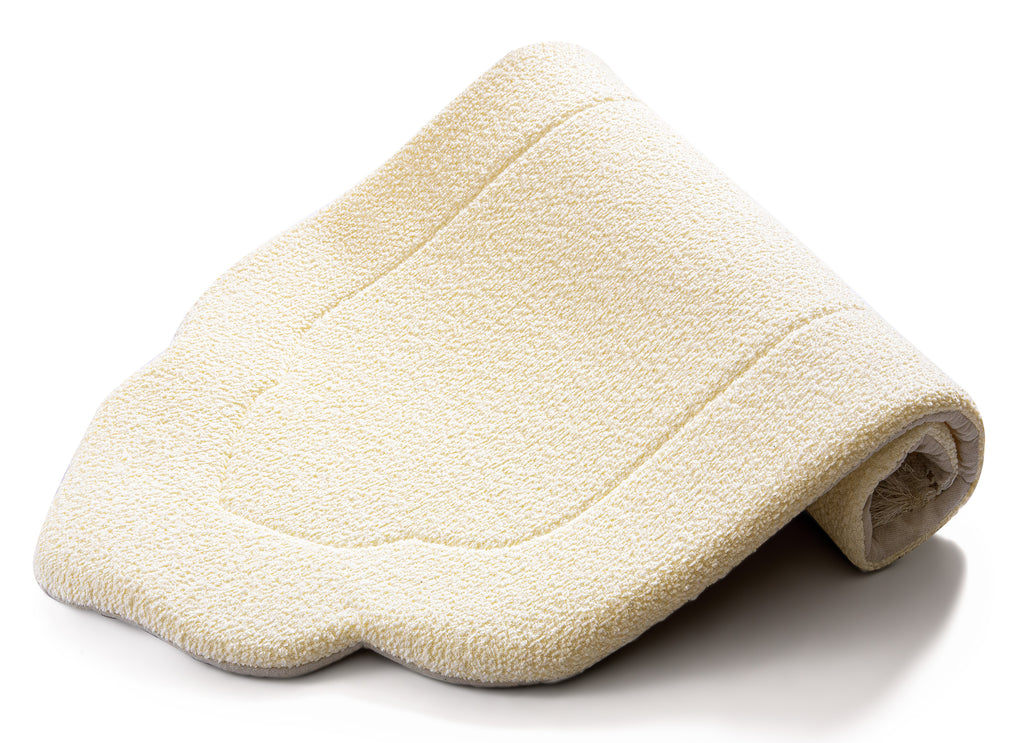 Daisy White Plain Prayer Mat | Urban Rugs