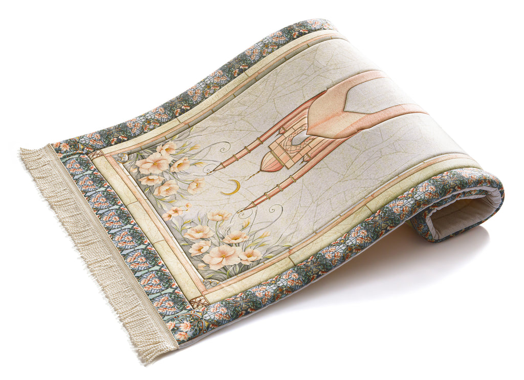Stained Glass Premium Prayer Rug