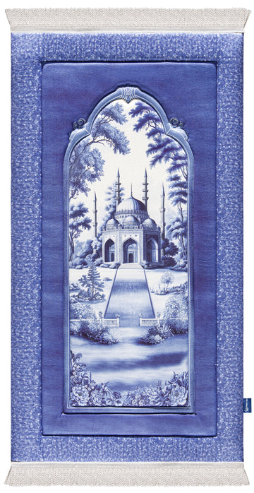 Orchid Grace Premium Prayer Rug | Urban Rugs