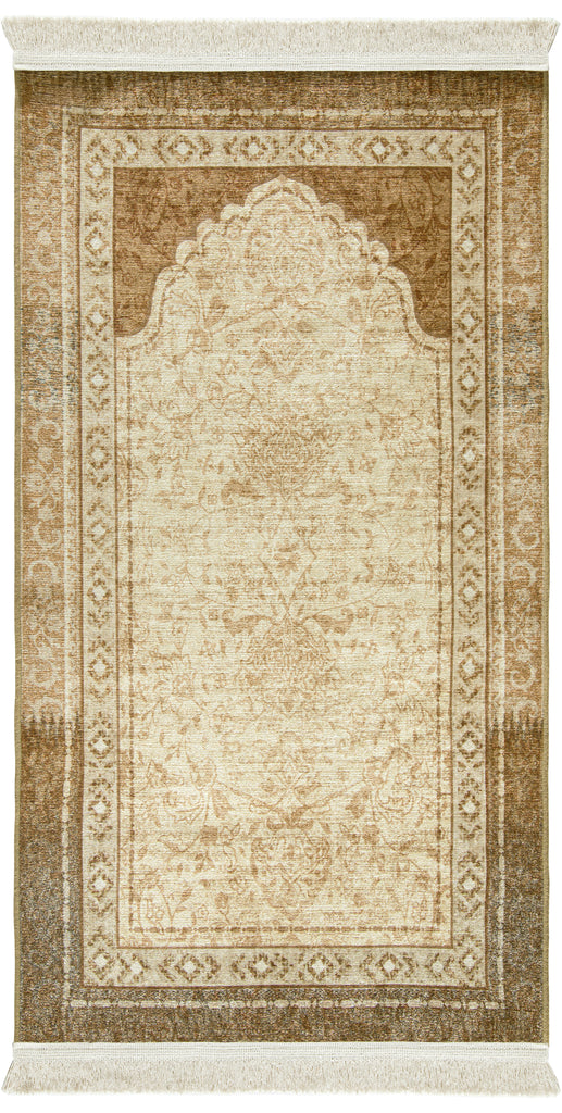 Golden Haze Unpadded Prayer Mat | Urban Rugs