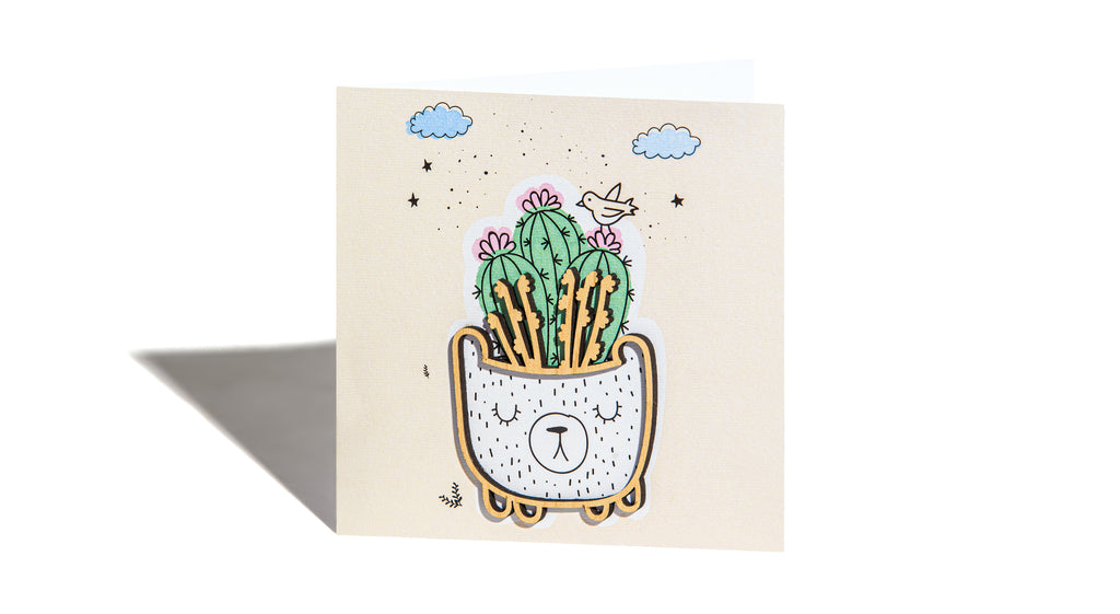 Cactus blossoms unique Gift Card