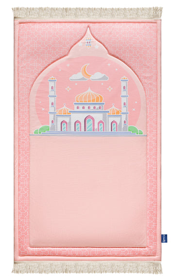  vibrant pink junior size prayer rug | Urban Rugs