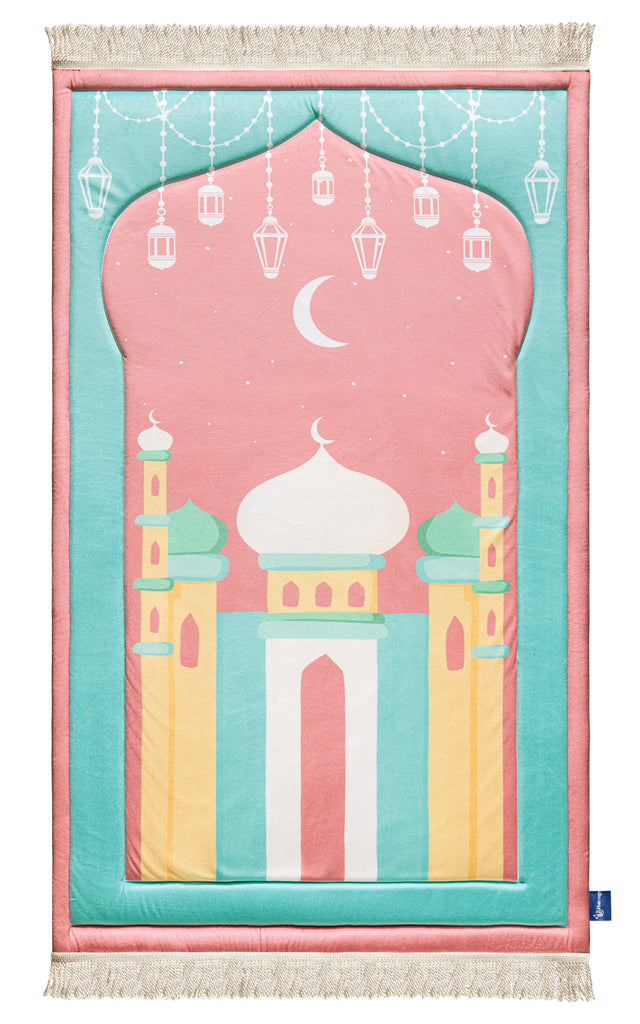 indian masjid luxury prayer mat | Urban Rugs