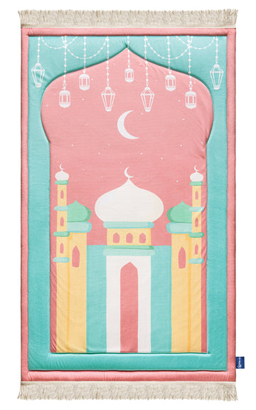 indian masjid luxury prayer mat | Urban Rugs