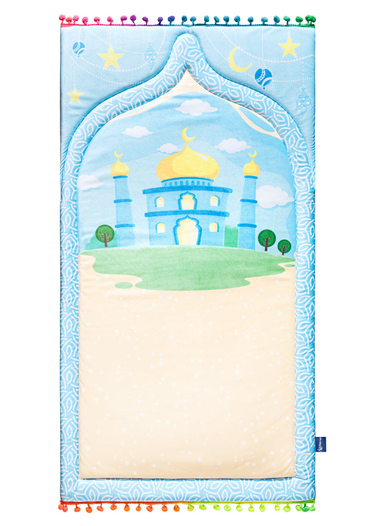 Urban Rugs Blue Kids Prayer Mat