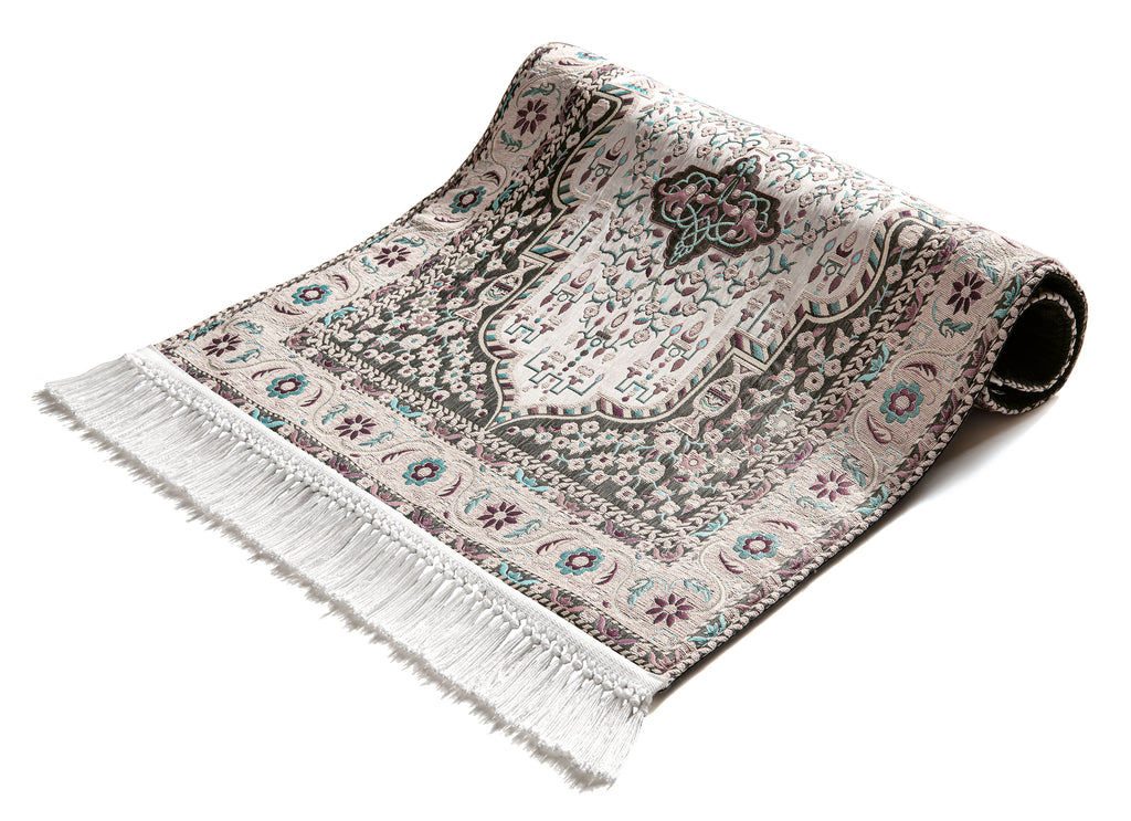 Musallah Rugs Pastel Mihrab Naseej Prayer Mat | Urban Rugs