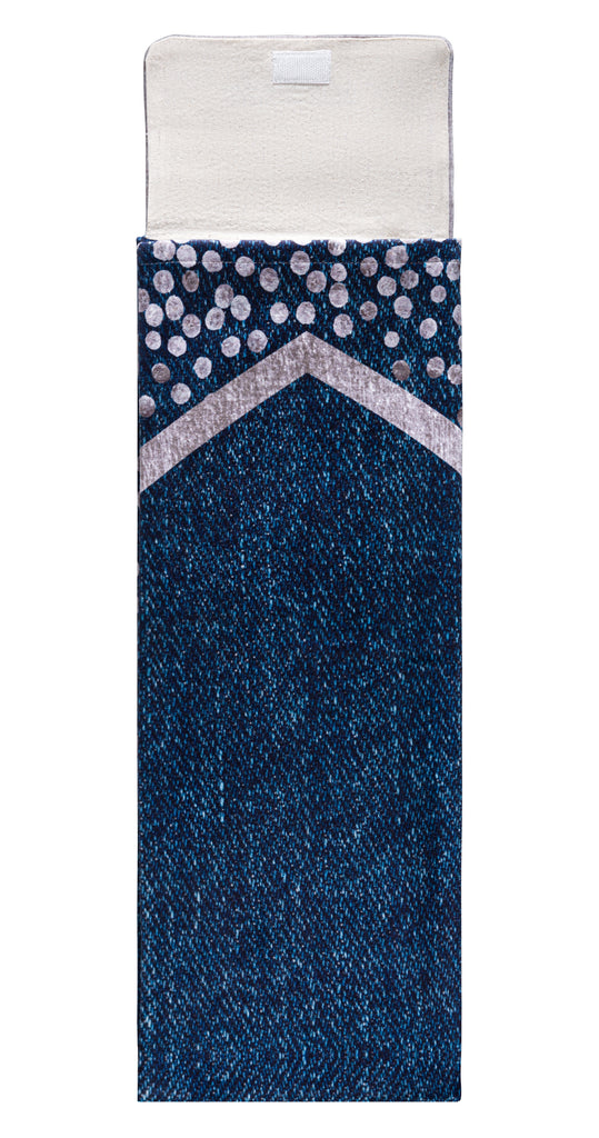 Grey dotted travel prayer mat | Urban Rugs