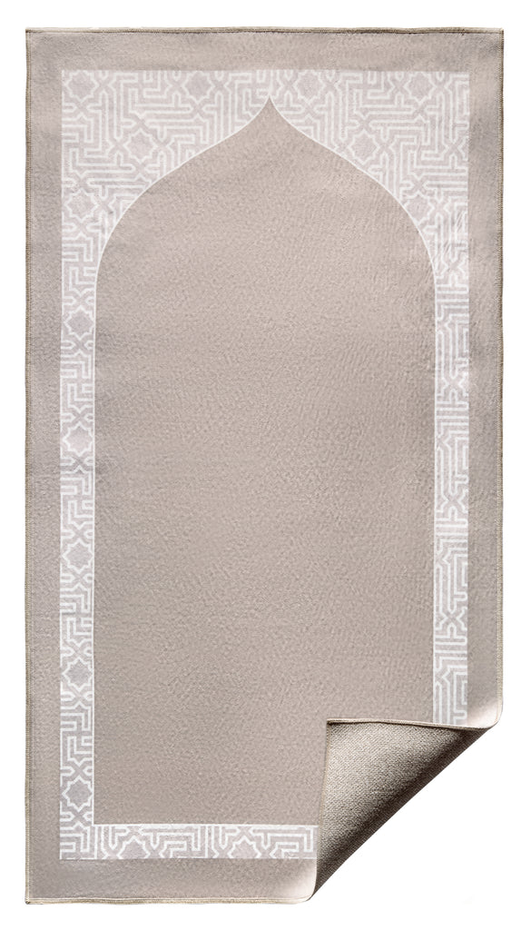   Luxurious Beige Islamic Gift Box Idea with a prayer mat | Urban Rugs