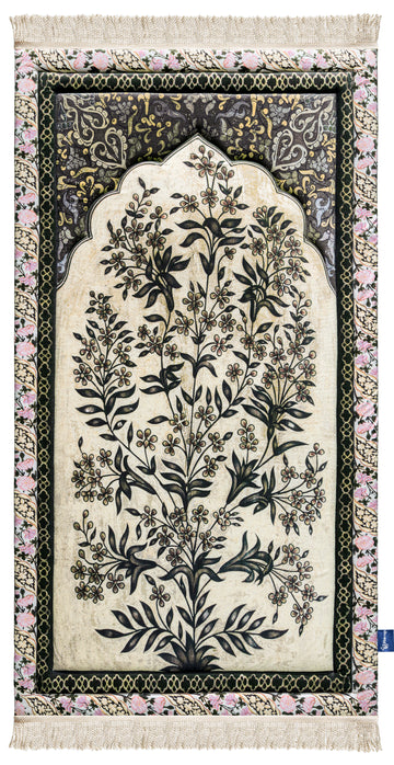 Antique Royal Floral foam prayer mat- Urban Rugs