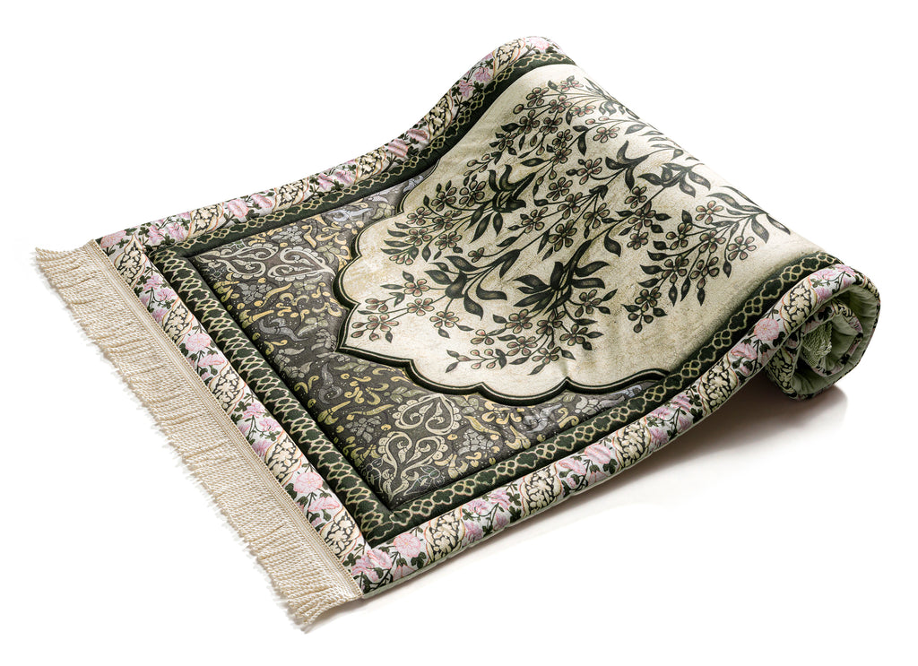 Antique Royal Floral foam prayer mat- Urban Rugs