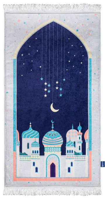 Urban Rugs Blue soft prayer mat