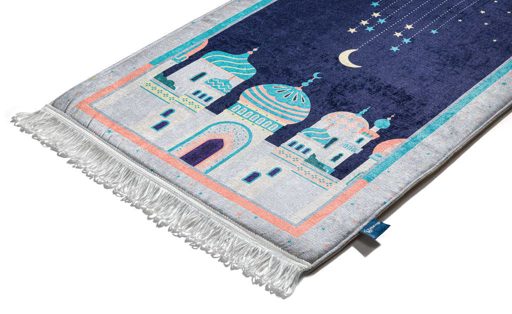 Urban Rugs Blue soft prayer mat