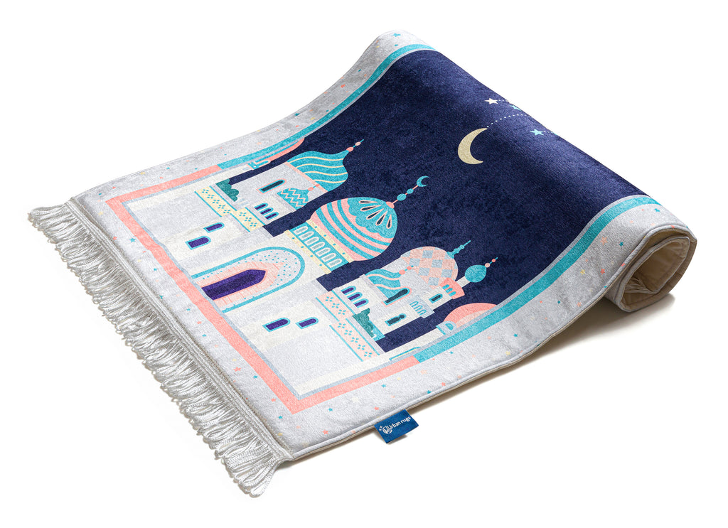 Urban Rugs Blue soft prayer mat