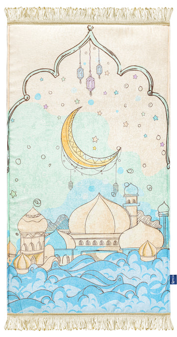 Urban Rugs Blue and beige Sajadah